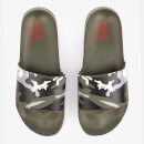 DFND Men's Ealing Sliders - Khaki Camo