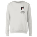 I'd Spend All 9 Lives With You Women's Sweatshirt - White