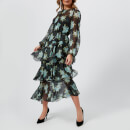 Zimmermann Women's Breeze Tiered Dress - Navy Poppy Floral
