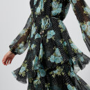 Zimmermann Women's Breeze Tiered Dress - Navy Poppy Floral
