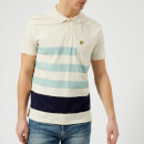Lyle & Scott Men's Wide Stripe Polo Shirt - Seashell White