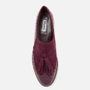 Dune Women's Glorya Suede Loafers - Berry
