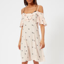 McQ Alexander McQueen Women's Off-the-Shoulder Mini Dress - English Rose