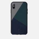 Native Union Clic Marquetry - iPhone X Case - Petrol Blue
