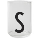 Design Letters Drinking Glass - S