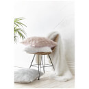 Catherine Lansfield Metallic Fur Throw - Silver - 130 x 170cm