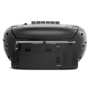 GPO Retro PCD299 3-in-1 Portable CD, Radio and Cassette Player - Black