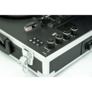 GPO Retro Flight Case 3-Speed Vinyl Turntable with Built-In Speakers - Black/Silver