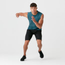Myprotein Luxe Classic Drop Armhole Tank Top - Petrol Blue - S - Petrol Blue