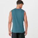 Myprotein Luxe Classic Drop Armhole Tank Top - Petrol Blue - S - Petrol Blue