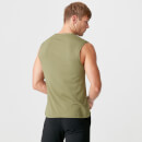 Luxe Classic Sleeveless T-Shirt - Light Olive - S