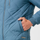 Myprotein Pro-Tech Quilted Bomber Jacket - Petrol Blue - XS - Petrol Blue