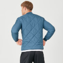 Myprotein Pro-Tech Quilted Bomber Jacket - Petrol Blue - XS - Petrol Blue