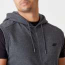 Tru-Fit Sleeveless Hoodie 2.0 - XS - Charcoal Marl