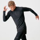Camisola de corrida Boost Therma Quarter Zip - XS - Black