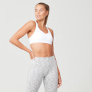 Myprotein Power Mesh Sports Bra - White - XL - White