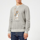 Polo Ralph Lauren Men's Vintage Fleece Bear Sweatshirt - Bronx Heather
