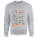 Marvel Deadpool Retro Game Sweatshirt - Grey