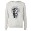Marvel Avengers Infinity War Thanos Infinite Power Fist Women's Sweatshirt - White