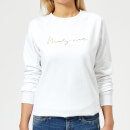 Moody Mare Women's Sweatshirt - White