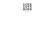 Live Love Ride Women's Sweatshirt - White