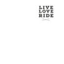 Live Love Ride Women's T-Shirt - White