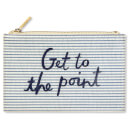Kate Spade Pencil Pouch and Stationery Set - Seersucker