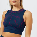 Lucas Hugh Women's Hyper Technical Crop Top - Marine/Violet