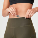 Power Mesh Leggings - Dark Khaki - XS - Dark Khaki