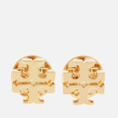 Tory Burch Women's Logo Stud Earrings - Gold