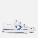 Converse Kids' Star Player 3V Ox Trainers - White/Aegean Storm/Black
