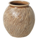 Broste Copenhagen Sandy Ceramic Vase - Indian Tan