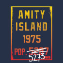 Jaws Amity Population Women's T-Shirt - Navy