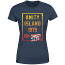 Jaws Amity Population Women's T-Shirt - Navy