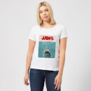 Jaws Classic Poster Women's T-Shirt - White