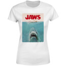Jaws Classic Poster Women's T-Shirt - White