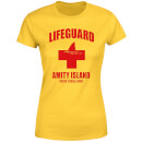 Jaws Amity Island Lifeguard Women's T-Shirt - Yellow