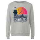 Jaws Welcome To Amity Island Women's Sweatshirt - Grey