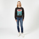 Jaws Classic Poster Women's Sweatshirt - Black
