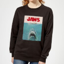 Jaws Classic Poster Women's Sweatshirt - Black