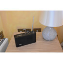 AV: Link Portable Rechargeable DAB+ and FM Radio - Black
