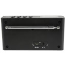 AV: Link Portable Rechargeable DAB+ and FM Radio - Black