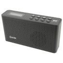 AV: Link Portable Rechargeable DAB+ and FM Radio - Black