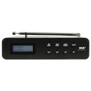 AV: Link Portable Rechargeable DAB+ and FM Radio - Black