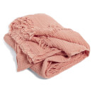 HAY Crinkle Plaid Throw - Peach