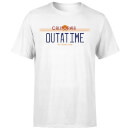 Back to the Future Outatime Plate T-shirt - Wit