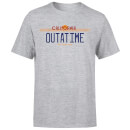 Back to the Future Outatime Plate T-shirt - Grijs