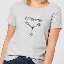 Back to the Future Powered By Flux Capacitor Dames T-shirt - Grijs