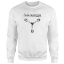 Back to the Future Powered By Flux Capacitor Trui - Wit