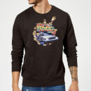 Back to the Future Clockwork Trui - Zwart